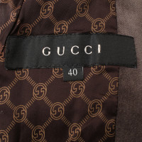 Gucci Grey Velvet Blazer