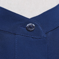 Vince Zijden blouse in blauw