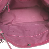 Coach Handtasche aus Leder in Violett