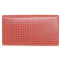 Alaïa Clutch aus Leder in Rot