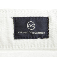 Adriano Goldschmied jeans bianchi distrutti