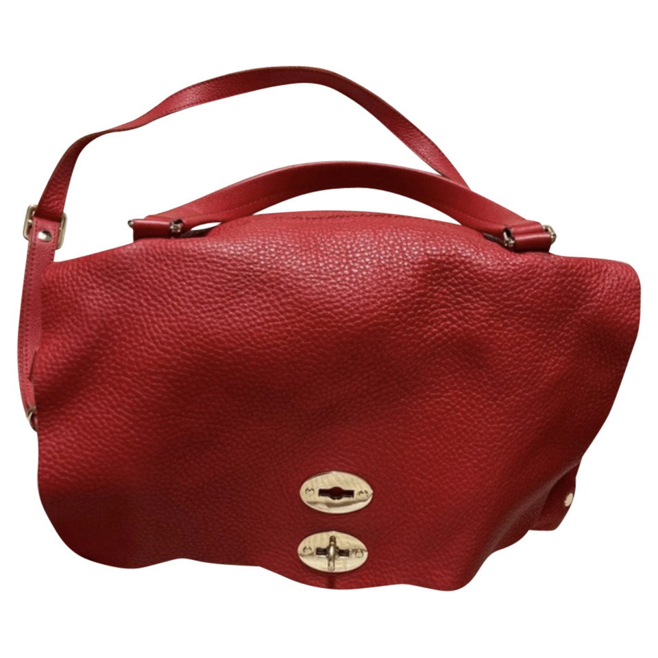 Zanellato Shoulder bag Leather in Red