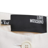 Moschino Love trousers in cream