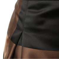 Burberry skirt with checked pattern in brown/black