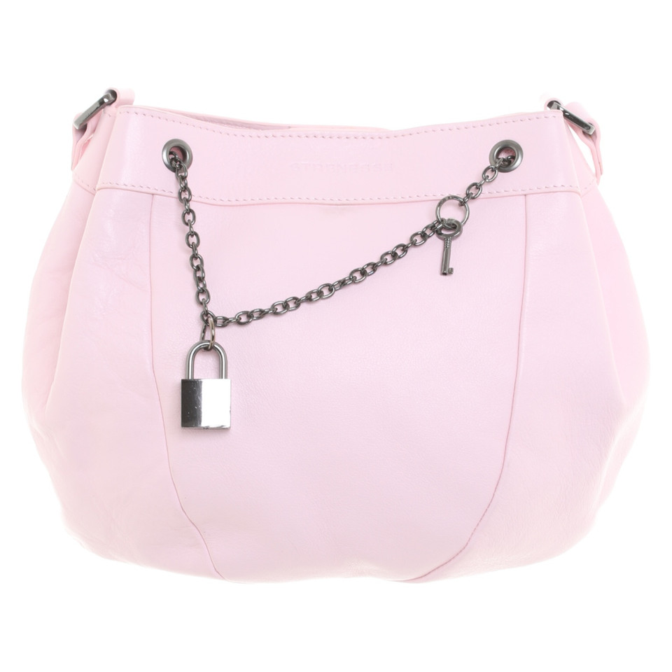 Strenesse Shoulder bag Leather in Pink