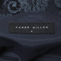 Karen Millen Rok met kant in donkerblauw