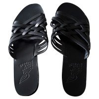 Ancient Greek Sandals Slipper/Ballerinas aus Leder in Schwarz