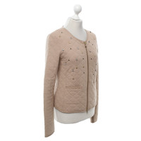 Patrizia Pepe Jacket/Coat Cotton in Beige