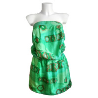 Koshka Mashka Kleid aus Seide in Grün