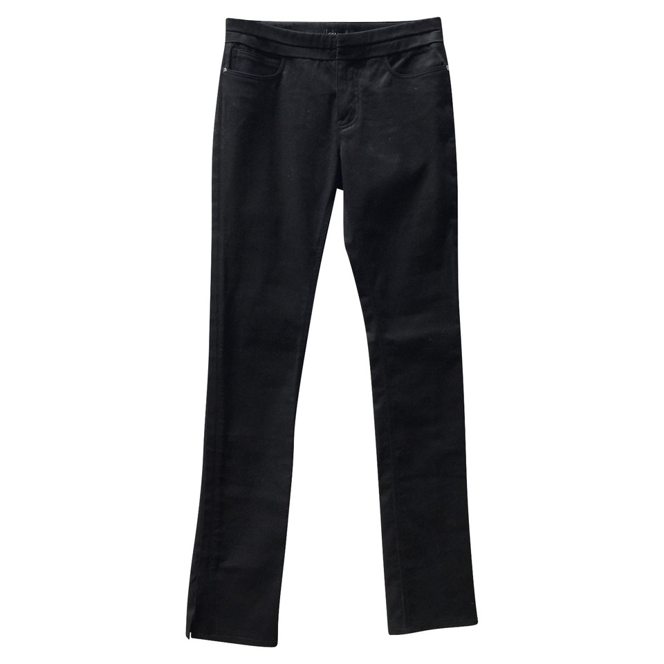 Chanel Trousers Jeans fabric in Black