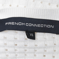 French Connection camicia maglia in bianco