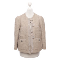 Twinset Milano Giacca/Cappotto in Cotone in Beige