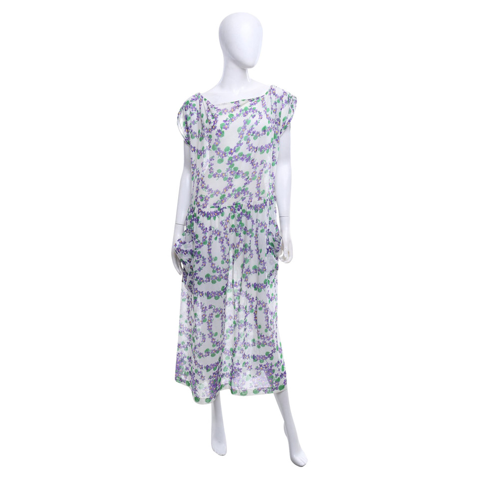 Christian Dior Kleid mit floralem Muster
