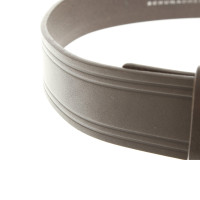 Schumacher Leather belt with metal buckle