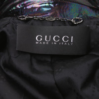 Gucci Brevetto cappotto di cuoio in multicolore