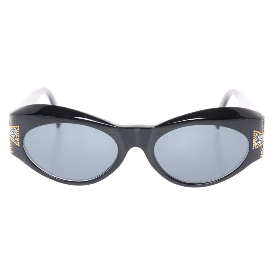 Versace Lunettes de soleil en Noir