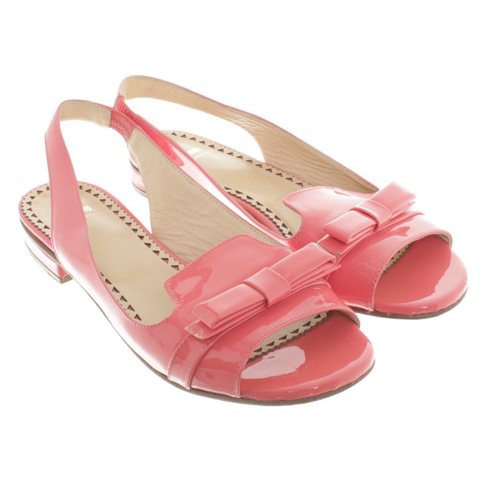 Moschino Cheap And Chic Sandali in corallo rosso