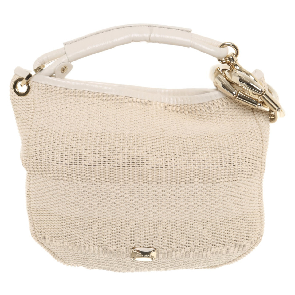 Jimmy Choo Handtasche in Creme