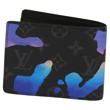 Louis Vuitton Täschchen/Portemonnaie aus Canvas in Blau