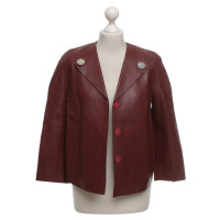 Longchamp Bordeaux red short jacket