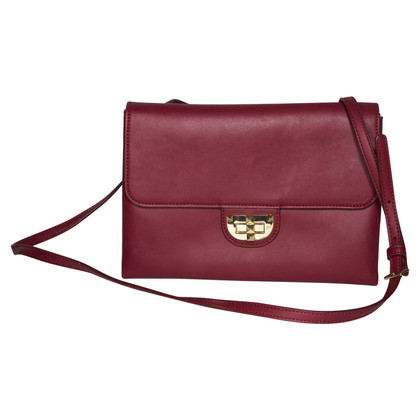 Liu Jo Clutch aus Leder in Bordeaux