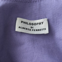Philosophy Di Alberta Ferretti Jurk in paars