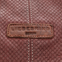 Liebeskind Berlin Handtasche aus Leder in Bordeaux