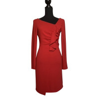 Valentino Garavani Jurk Viscose in Rood