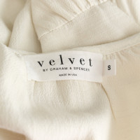 Velvet Top Viscose in Cream