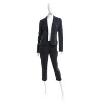 D&G Pinstripe suit in dark blue / black