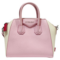 Givenchy Antigona Lock  Mini 22 Leather in Pink