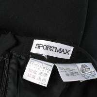 Sport Max Rock aus Wolle in Schwarz