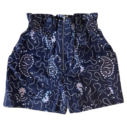 Isabel Marant Etoile Shorts Cotton in Blue