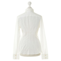 Akris Blouse in off white with tuck
