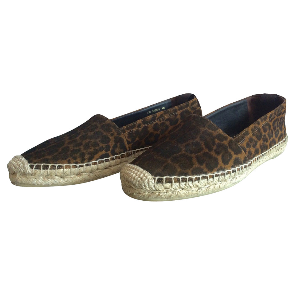 Saint Laurent pelle espadrillas