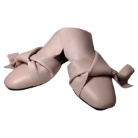 N°21 Slipper/Ballerinas aus Leder in Rosa / Pink