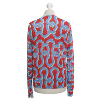 Kenzo Cardigan in red / blue / white