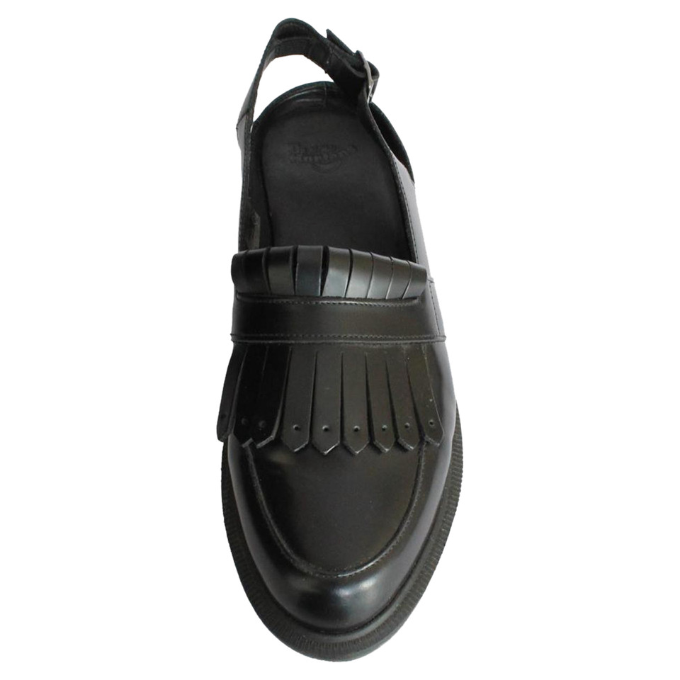 Dr. Martens Chaussons/Ballerines en Cuir en Noir