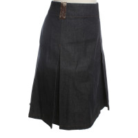 Acne Pleated skirt denim