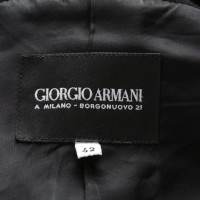 Giorgio Armani Manteau en noir