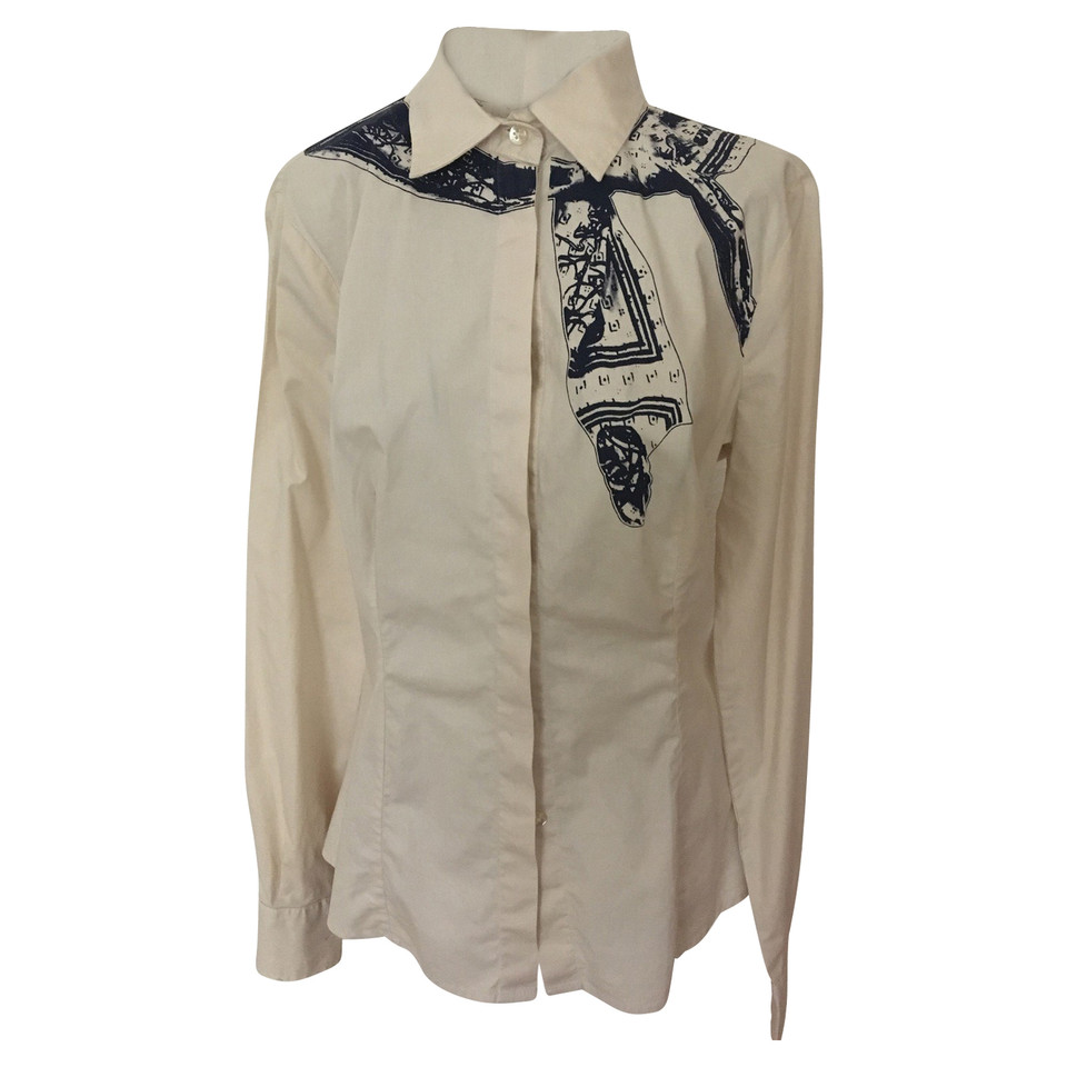 Jean Paul Gaultier Top en Coton en Beige