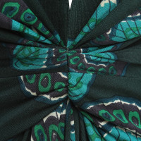 Issa Silk dress with motif patterns