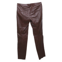 Strenesse Brown leather trousers