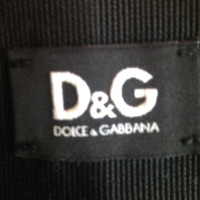 D&G Tweed and silk midi dress