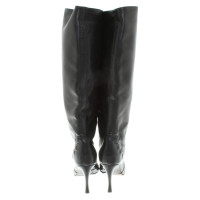 Bottega Veneta Leather boots in black