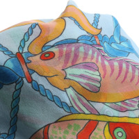 Hermès Cloth with fish print