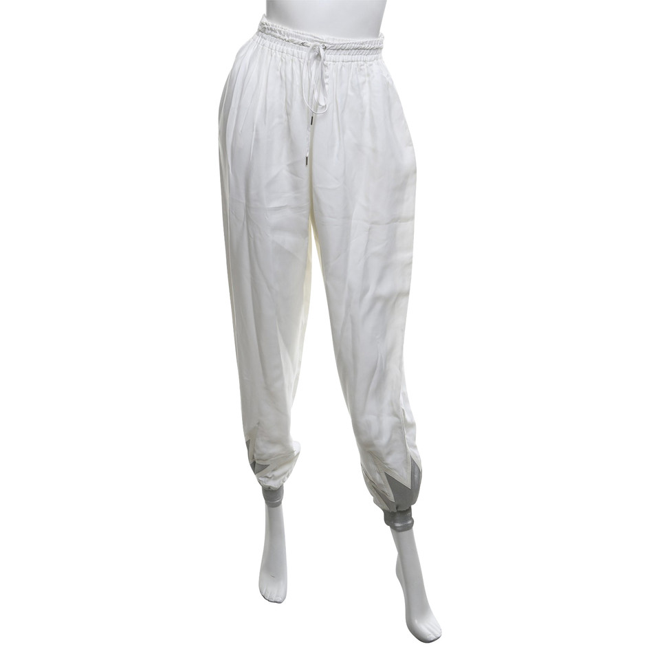 Jean Paul Gaultier trousers in white