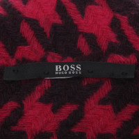 Hugo Boss Schal mit Hahnentritt-Muster