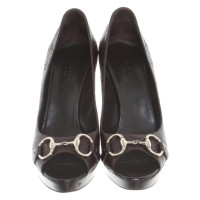 Gucci Peeptoes mit Muster