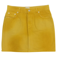 Ganni Skirt Cotton in Yellow